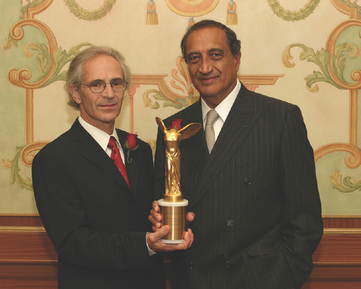 Sir Ravinder Nath Maini and Sir Marc Feldmann (Courtesy: Sir Marc Feldmann and reproduced with permission from The Lasker Foundation).