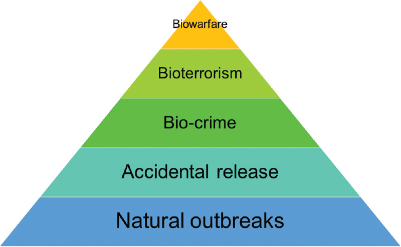Spectrum of biorisk.