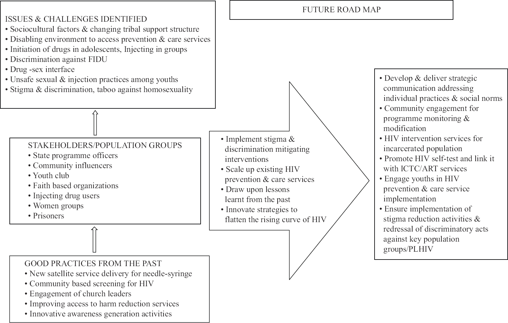Roadmap for future HIV mitigation plan in Mizoram.